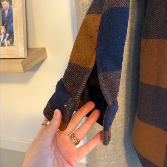 Button Up Plaid Jacket - Picture 2 of 4